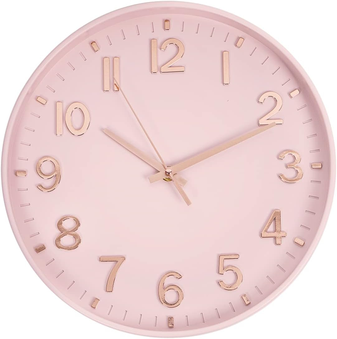 Elegant Silent Non-Ticking Wall Clock - Ideal for Home, Office, and Classroom Decoration