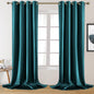 Luxurious Silver Grey Faux Silk Blackout Curtains - 52 x 96 Inches - Thermal Insulated Room Darkening Drapes for Optimal Bedroom Comfort