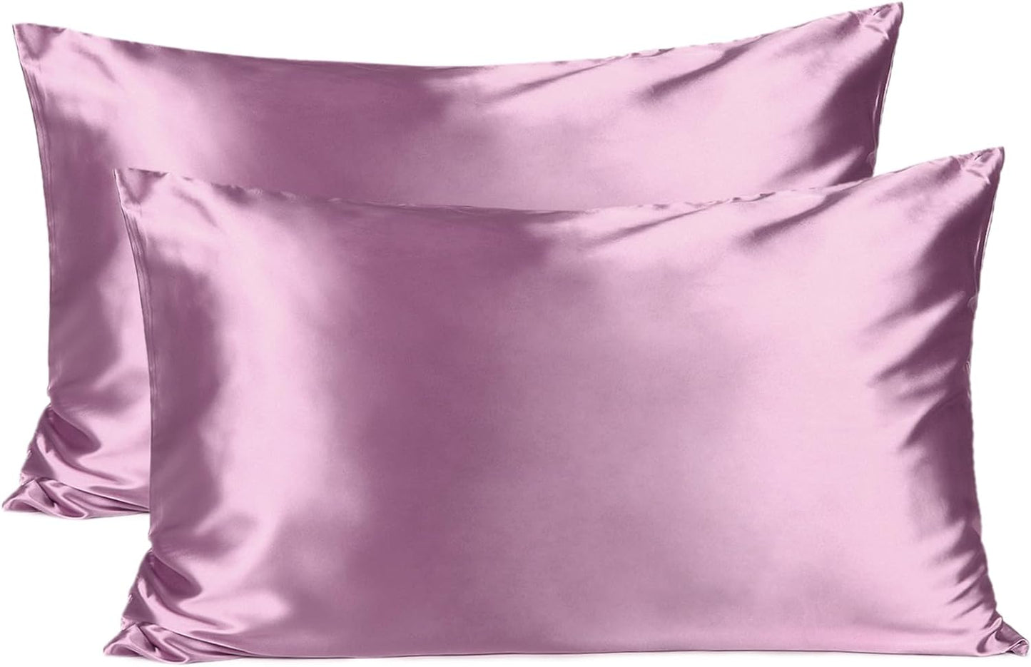 Luxurious Satin Pillowcase Set for Enhanced Beauty Sleep - Queen Size with Zipper Closure, Perfect for Hair and Skin Care, Ideal Gift for All