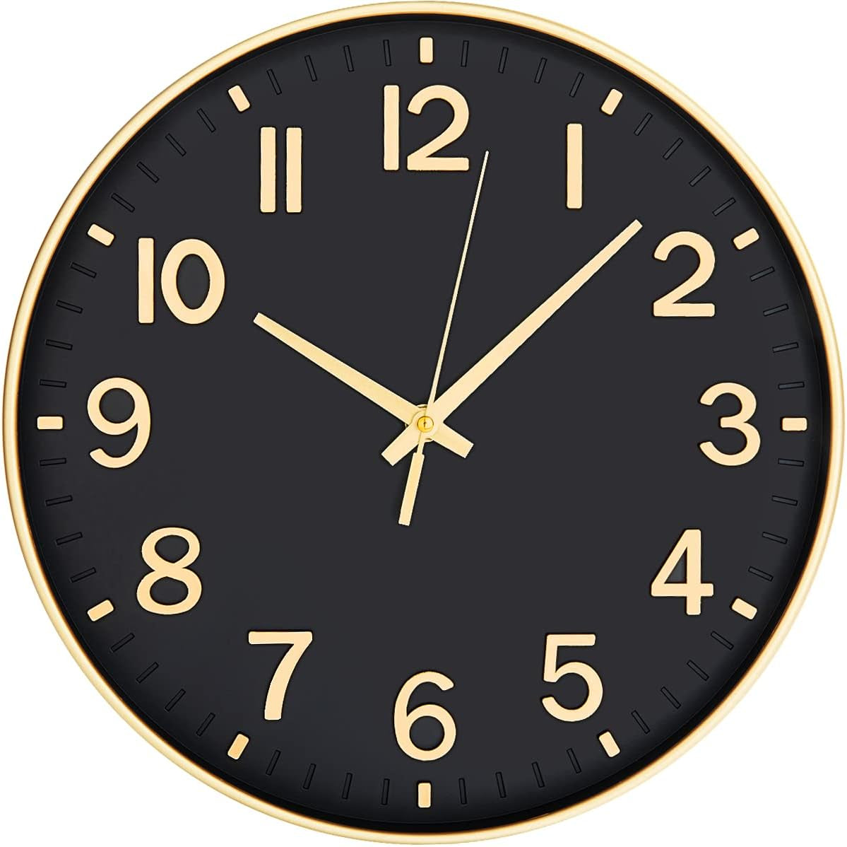 Elegant Silent Non-Ticking Wall Clock - Ideal for Home, Office, and Classroom Decoration