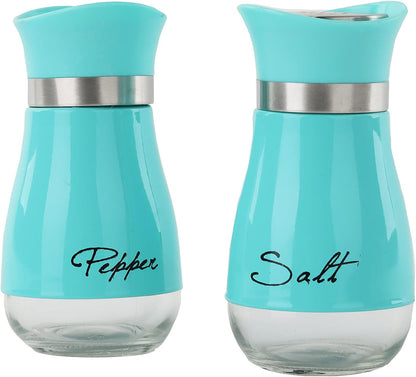 Elegant Red Salt and Pepper Shakers Set