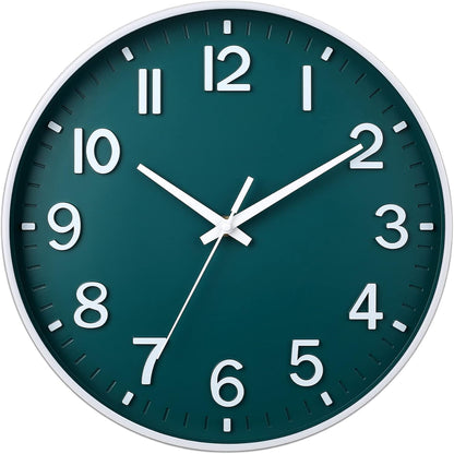 Elegant Silent Non-Ticking Wall Clock - Ideal for Home, Office, and Classroom Decoration