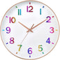 Elegant Silent Non-Ticking Wall Clock - Ideal for Home, Office, and Classroom Decoration