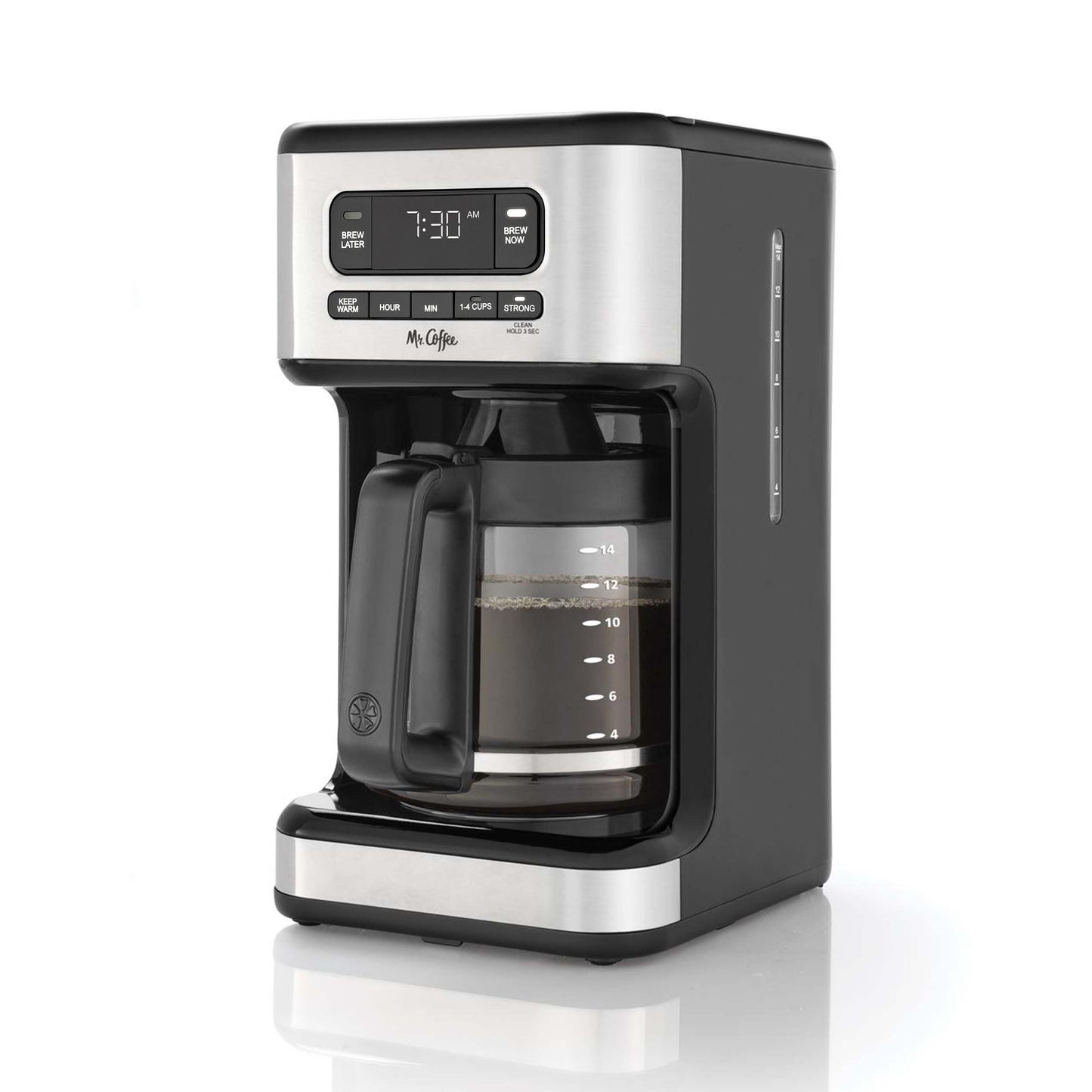 14-Cup Programmable Coffee Maker Featuring a Lightweight Stainless Steel Design