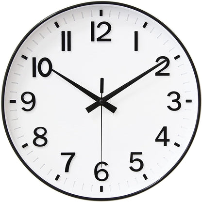 Elegant Silent Non-Ticking Wall Clock - Ideal for Home, Office, and Classroom Decoration