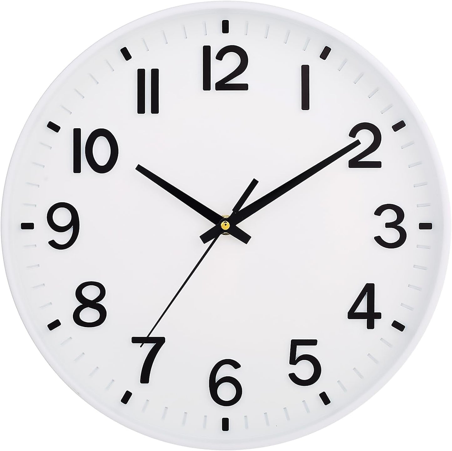 Elegant Silent Non-Ticking Wall Clock - Ideal for Home, Office, and Classroom Decoration