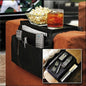 Armchair Remote Control Holder and Sofa Armrest Organizer Caddy Table