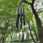 36-Inch Outdoor Wind Chimes - Elegantly Tuned for Relaxation and Soothing Melodies, Black Memorial Chimes for Sympathy and Remembrance