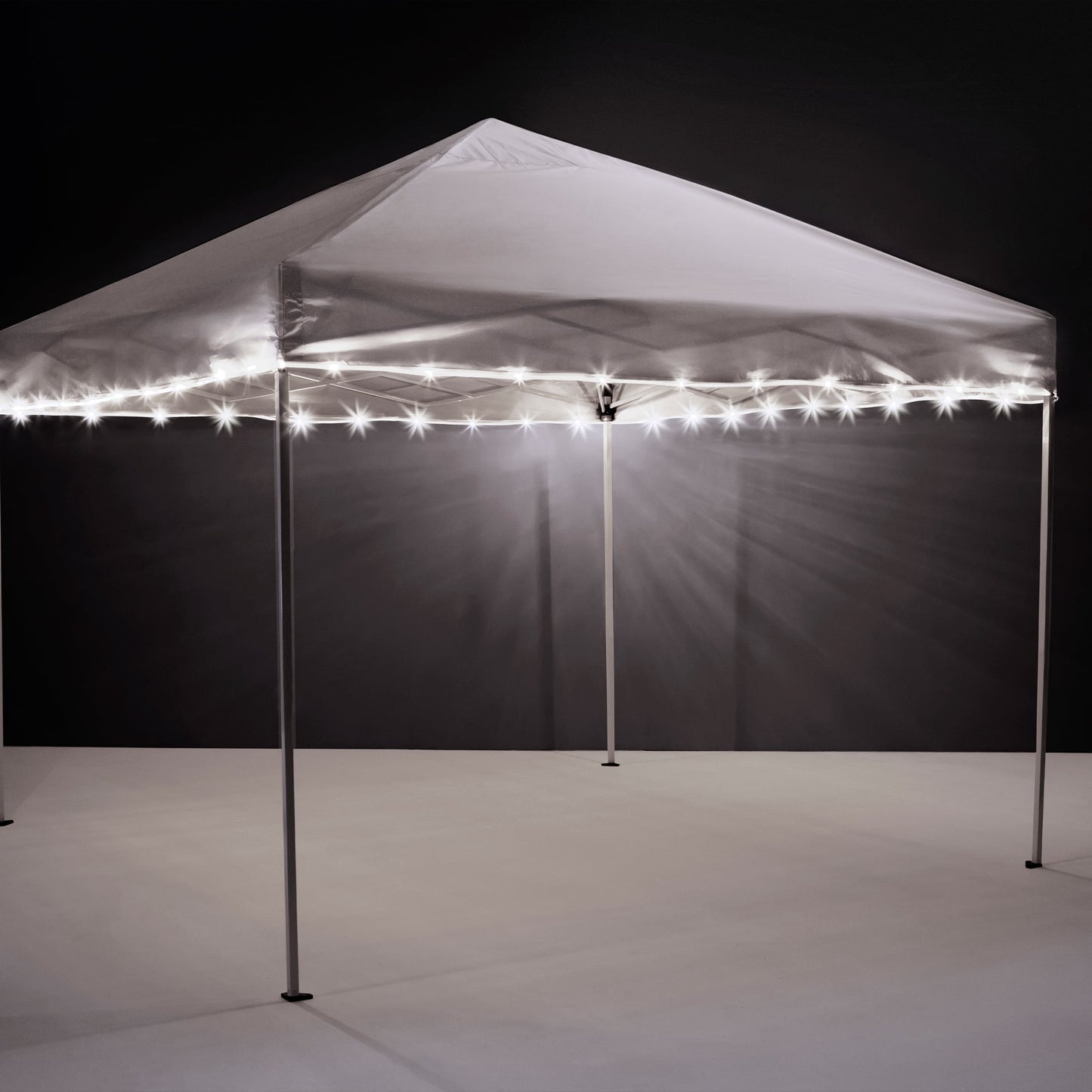 Canopy LED String Lights for Outdoor Canopies, Battery Operated, White