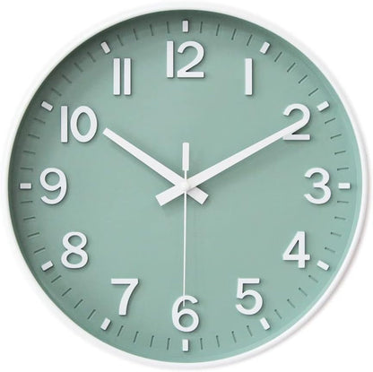 Elegant Silent Non-Ticking Wall Clock - Ideal for Home, Office, and Classroom Decoration