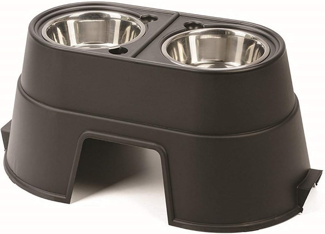 OurPets Comfort Diner Elevated Dog Food Dish - 8-Inch Raised Bowl for Dogs of All Sizes (Available Heights: 4", 8", and 12")