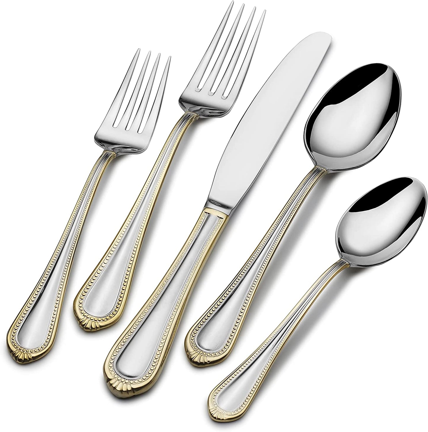 Regent 65-Piece Stainless Steel Flatware Set for 12 with Serving Utensils, Made from 18/10 Grade Steel