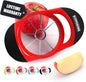 Premium 3.5-Inch Stainless Steel Apple Slicer and Corer with 8 Precision Blades - Pink