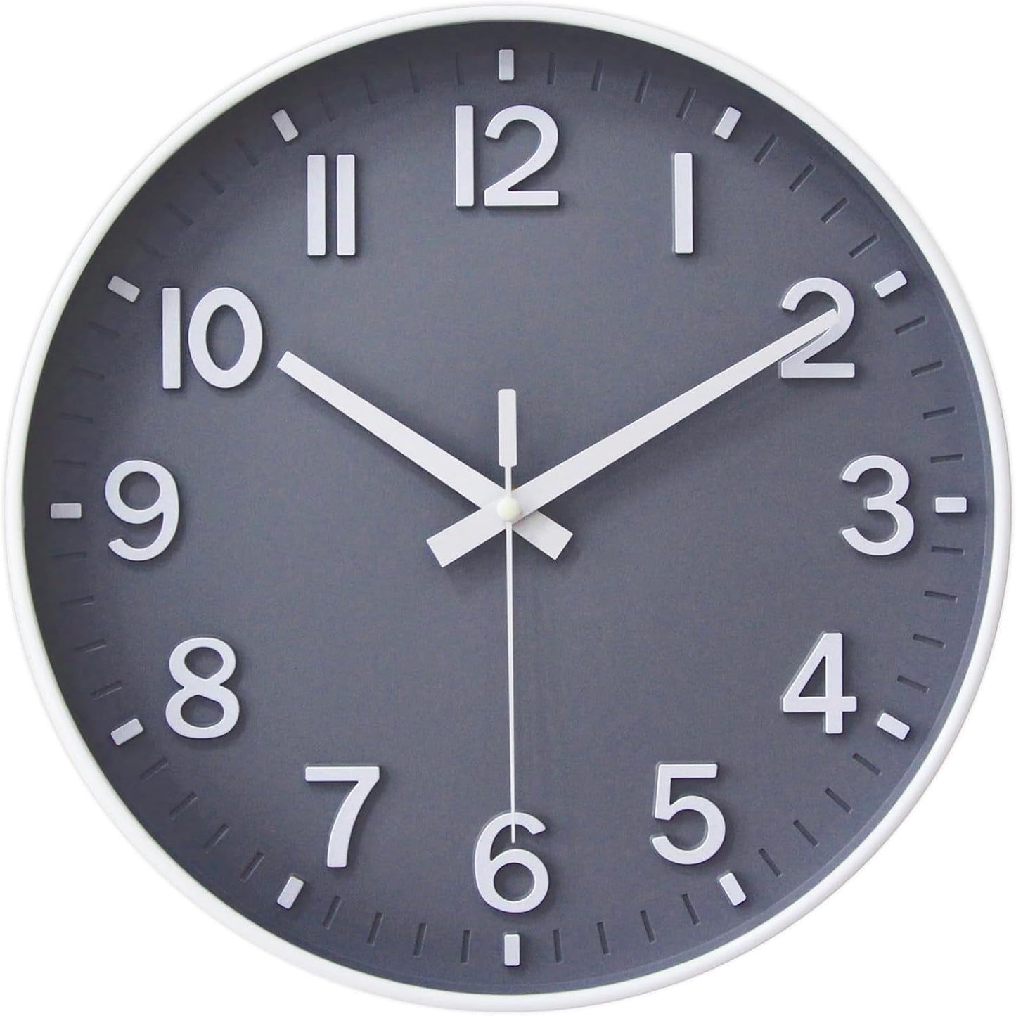 Elegant Silent Non-Ticking Wall Clock - Ideal for Home, Office, and Classroom Decoration