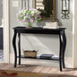 Elegant White Narrow Console Table - Ideal Accent for Entryways and Living Areas