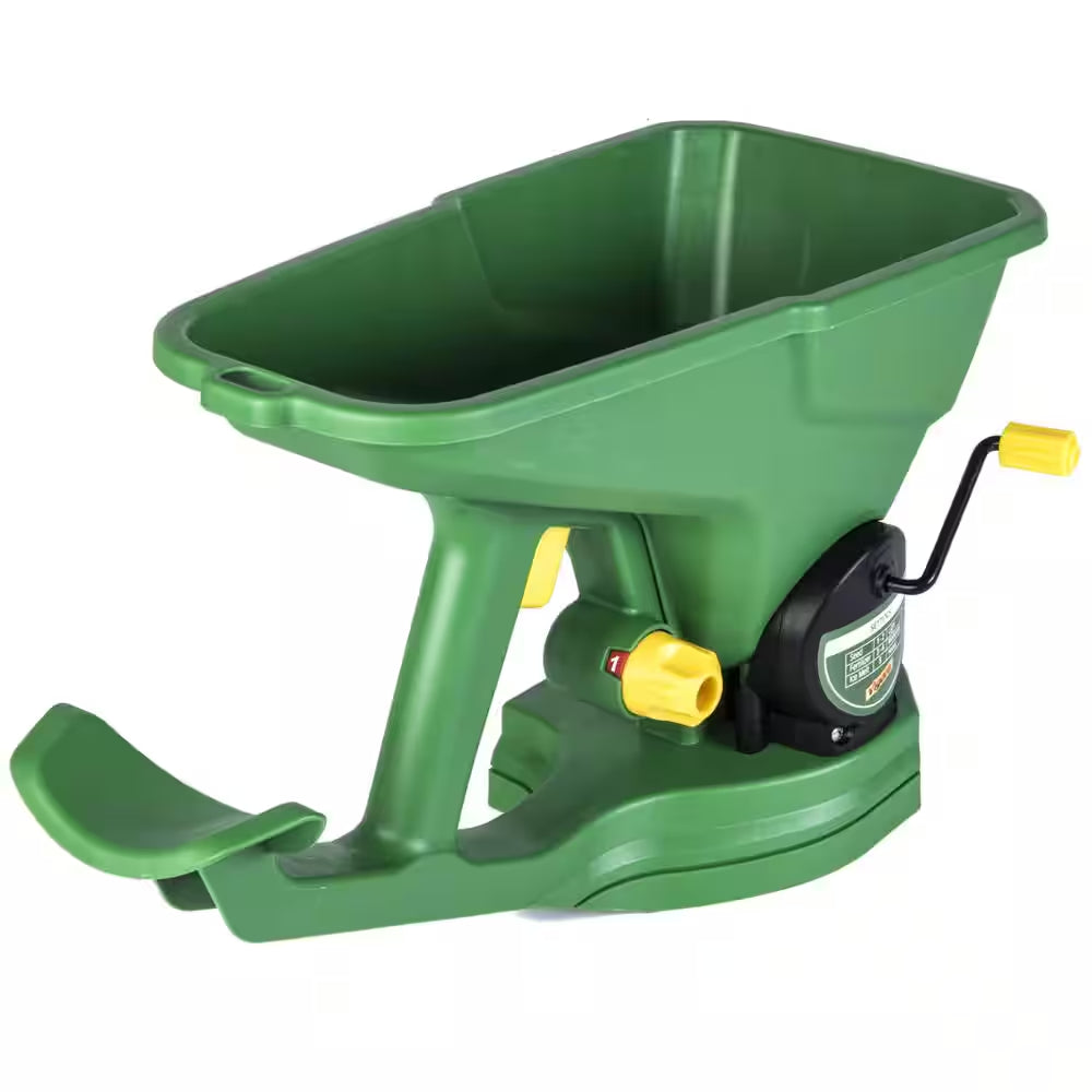 Professional Handheld Spreader for Grass Seed, Fertilizer, and Ice Melt - 1,000 Sq. Ft. Capacity