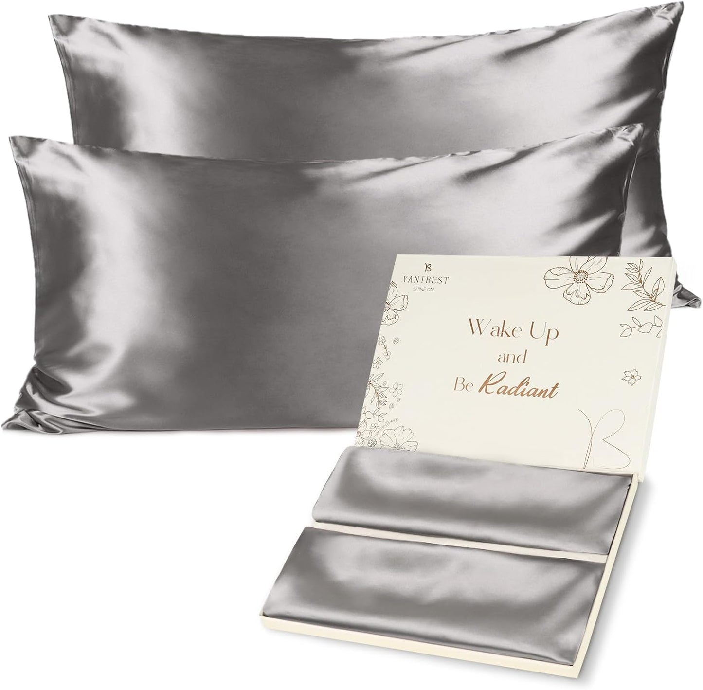 Luxurious Satin Pillowcase Set for Enhanced Beauty Sleep - Queen Size with Zipper Closure, Perfect for Hair and Skin Care, Ideal Gift for All