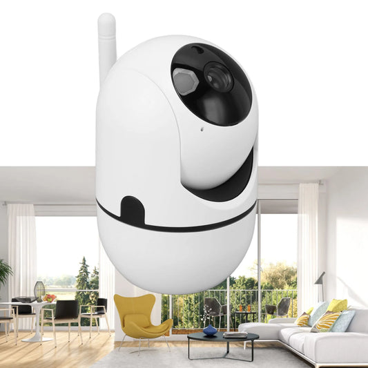 Indoor 360-Degree Security Camera for Easy Setup; Ideal for Monitoring Babies and Pets