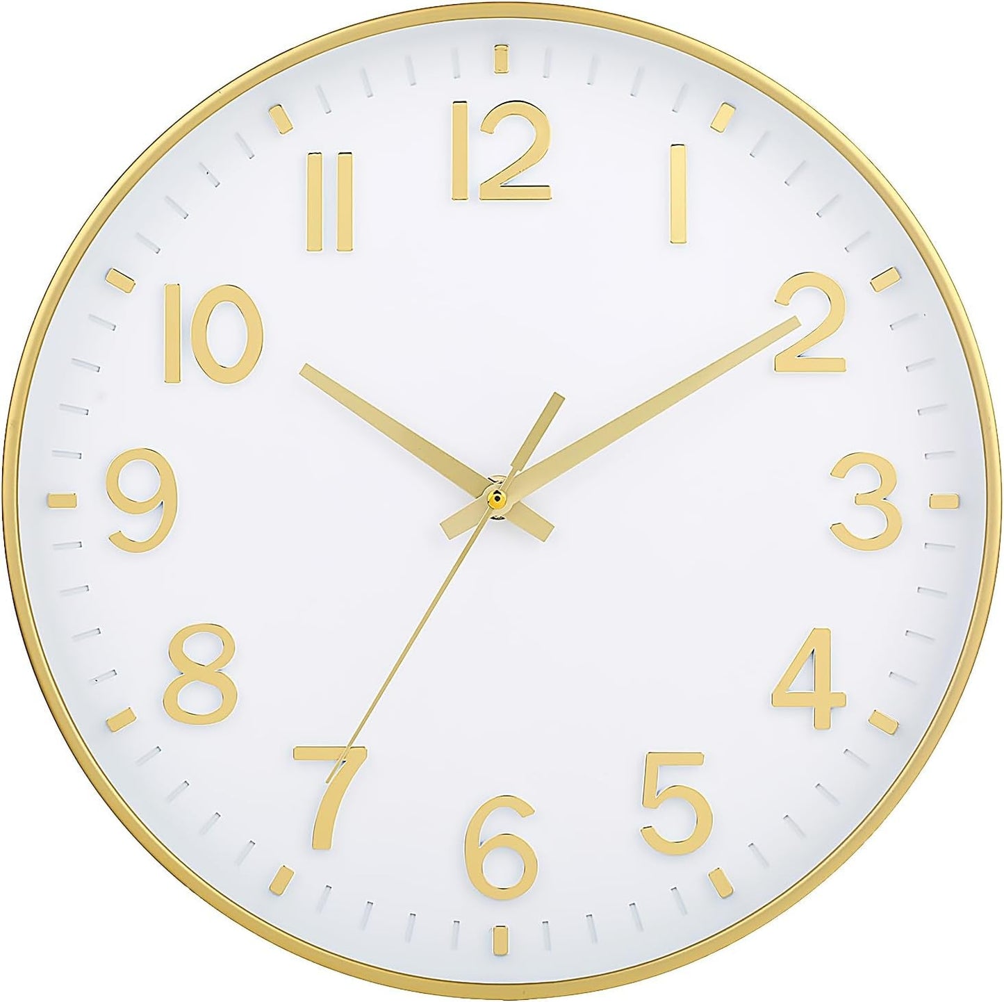 Elegant Silent Non-Ticking Wall Clock - Ideal for Home, Office, and Classroom Decoration