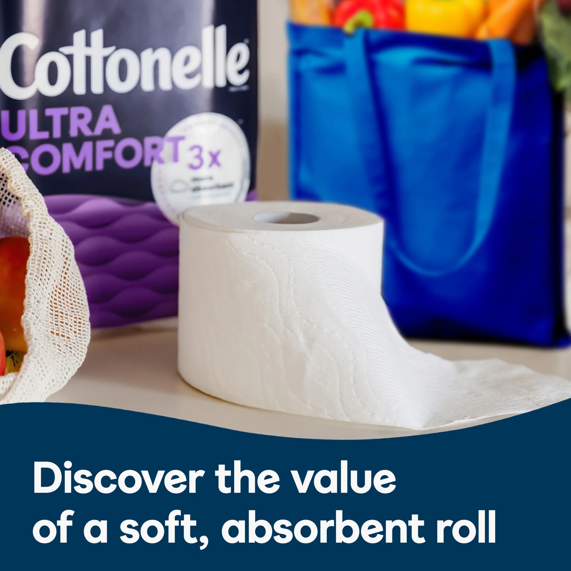 Ultra Comfort Soft Toilet Paper, 30 Mega Rolls