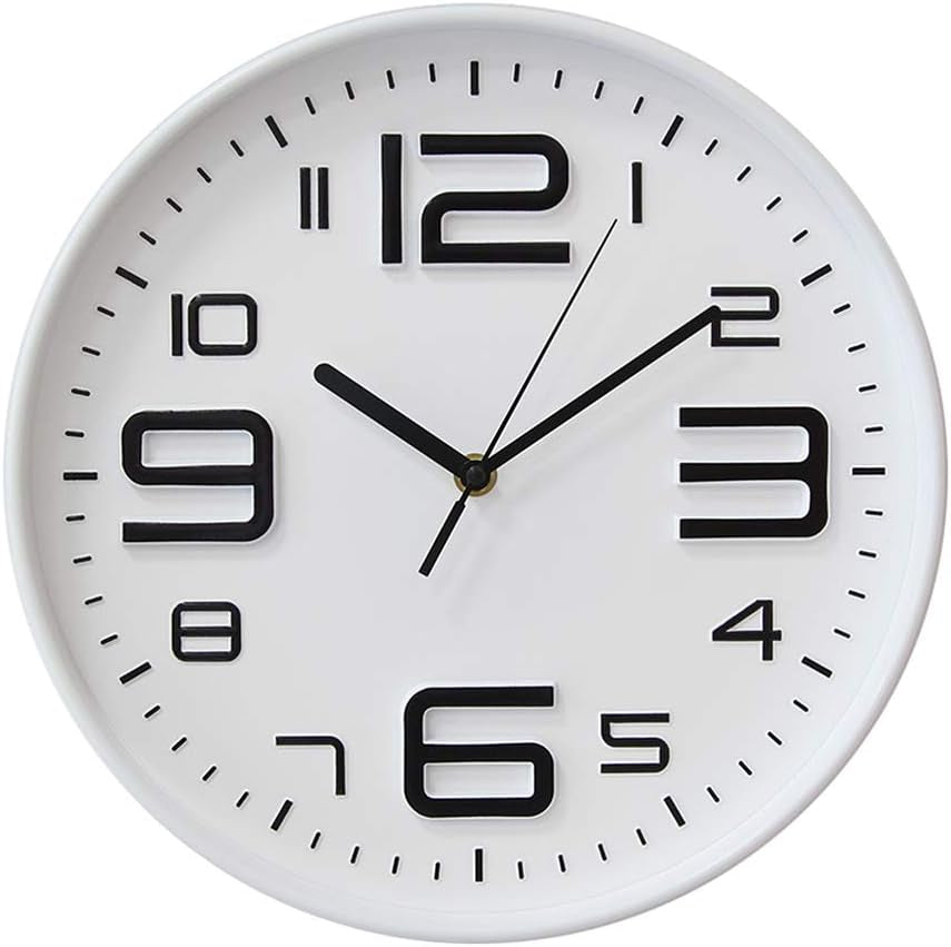 Elegant Silent Non-Ticking Wall Clock - Ideal for Home, Office, and Classroom Decoration