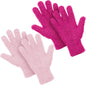 Microfiber Gloves for Dusting and Cleaning - 2 Pairs, Large (Blue)