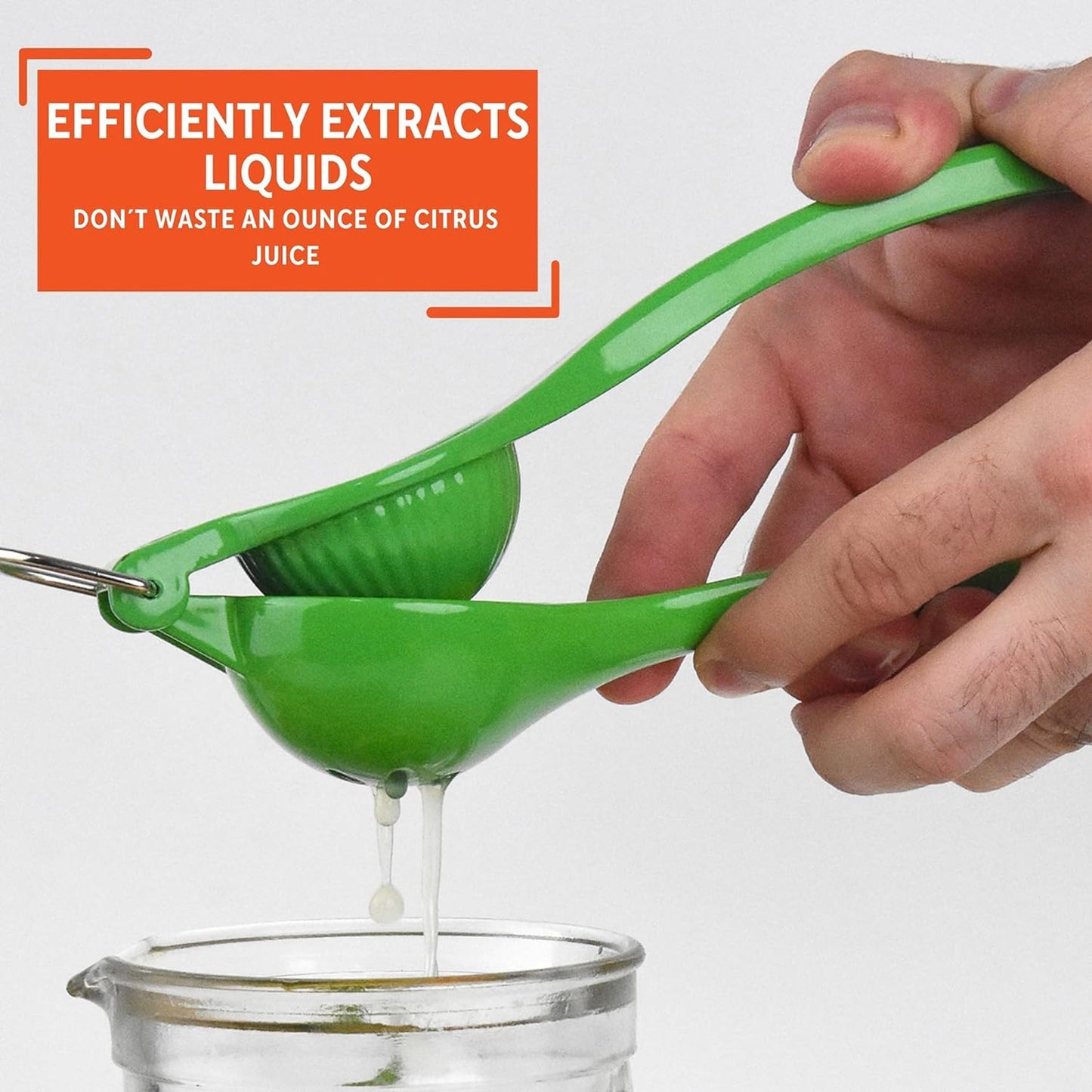 Professional Citrus Juicer for Efficient Lemon and Lime Extraction, Green