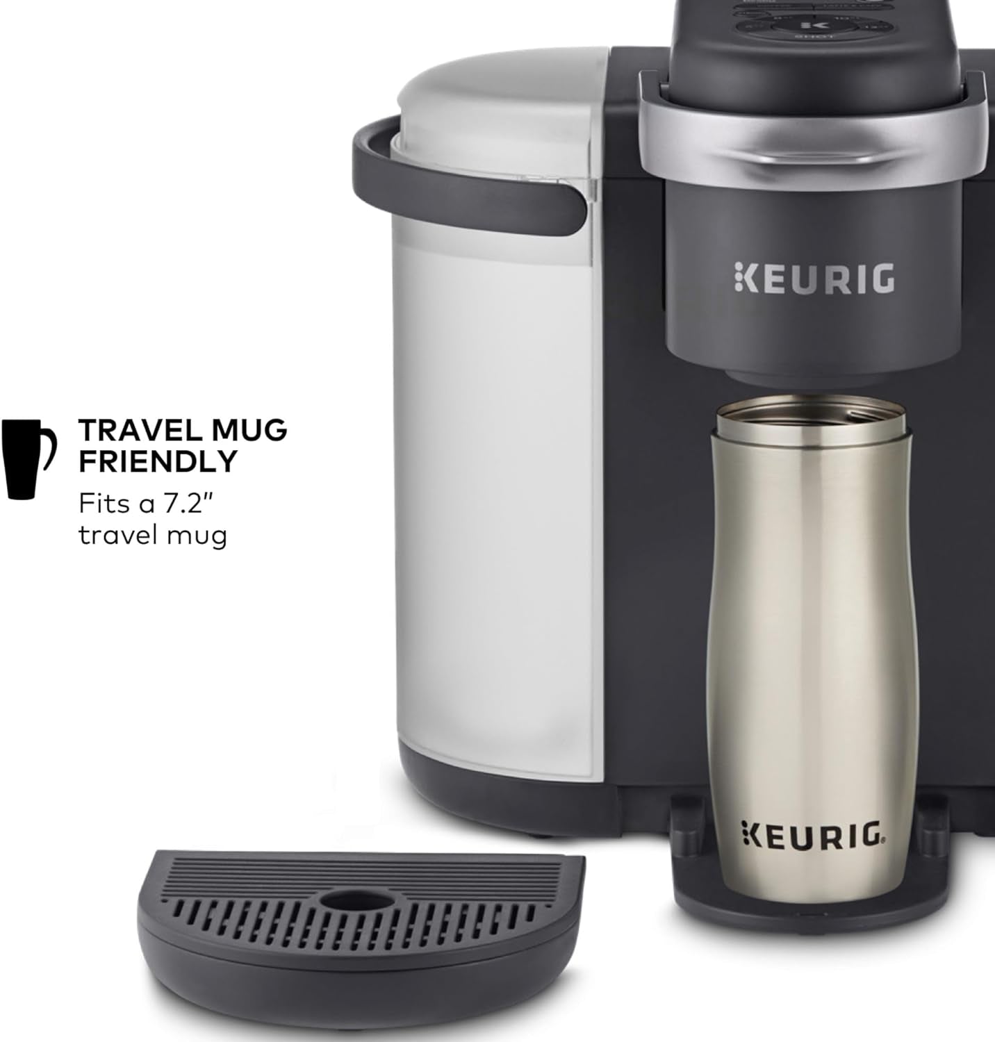 K-Cafe K-Duo Dark Charcoal Coffee and Espresso Maker: Brew Your Ideal Cup