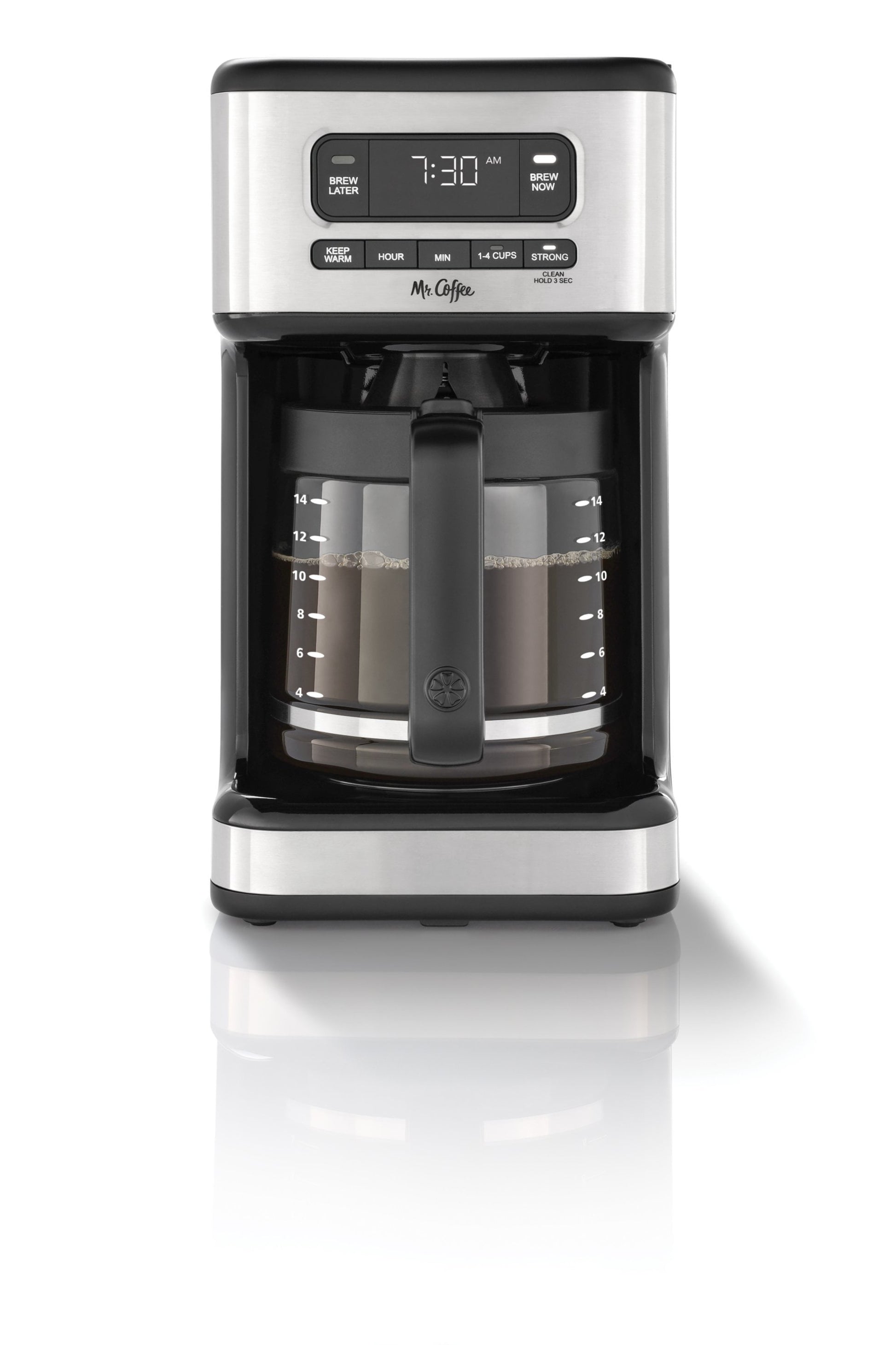 14-Cup Programmable Coffee Maker Featuring a Lightweight Stainless Steel Design