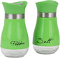 Elegant Red Salt and Pepper Shakers Set