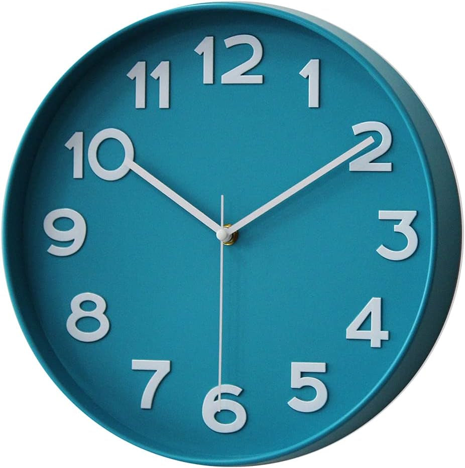 Elegant Silent Non-Ticking Wall Clock - Ideal for Home, Office, and Classroom Decoration