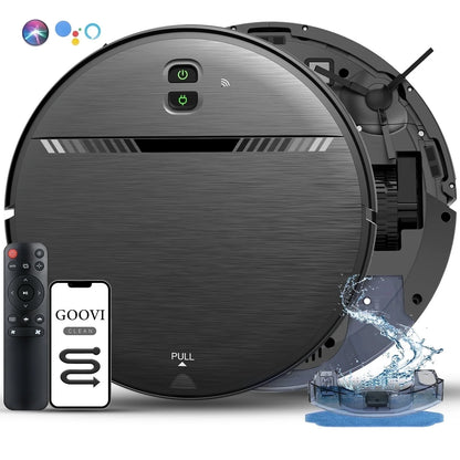 2-in-1 Robot Vacuum and Mop Combo for Pet Hair and Hard Floors