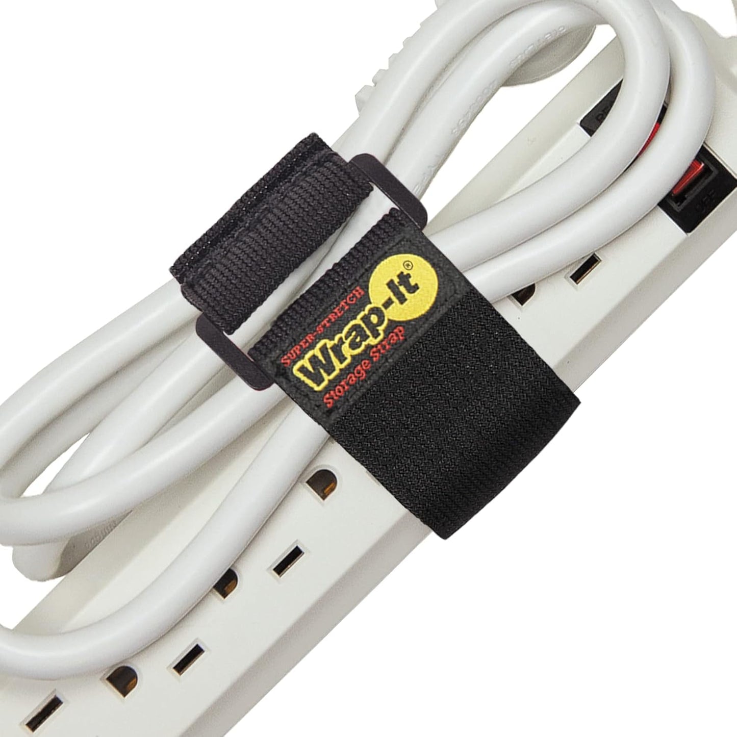 Premium Elastic Storage Straps - 12" Length (Set of 8) - Versatile Hook and Loop Cinch Design