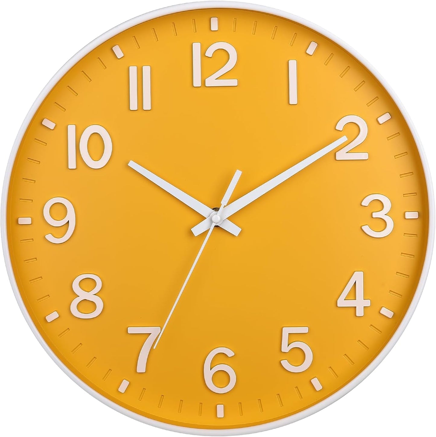 Elegant Silent Non-Ticking Wall Clock - Ideal for Home, Office, and Classroom Decoration