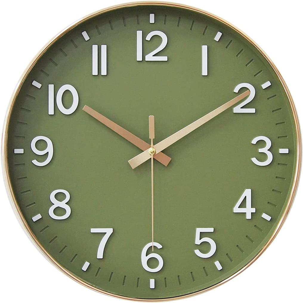 Elegant Silent Non-Ticking Wall Clock - Ideal for Home, Office, and Classroom Decoration