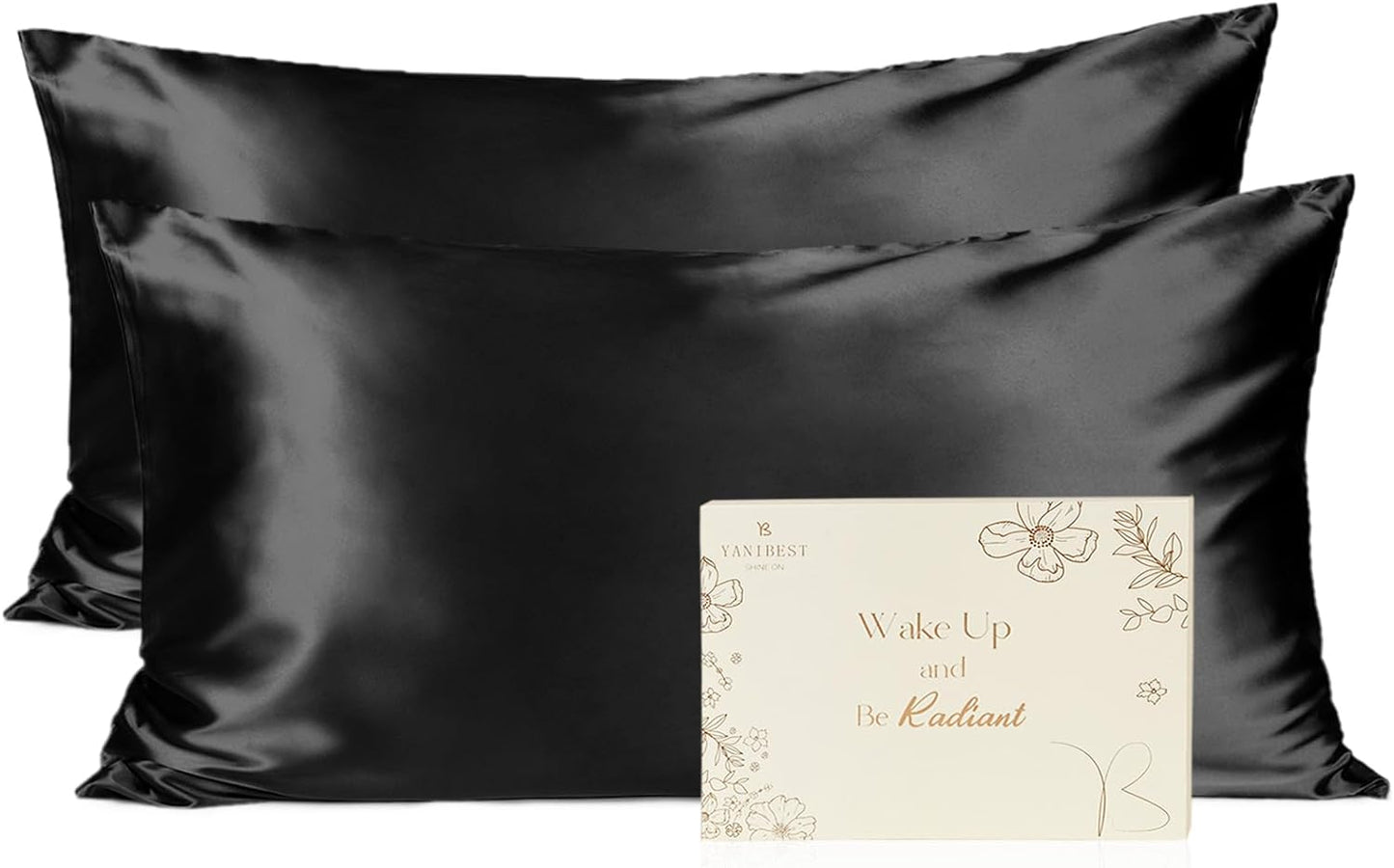 Luxurious Satin Pillowcase Set for Enhanced Beauty Sleep - Queen Size with Zipper Closure, Perfect for Hair and Skin Care, Ideal Gift for All