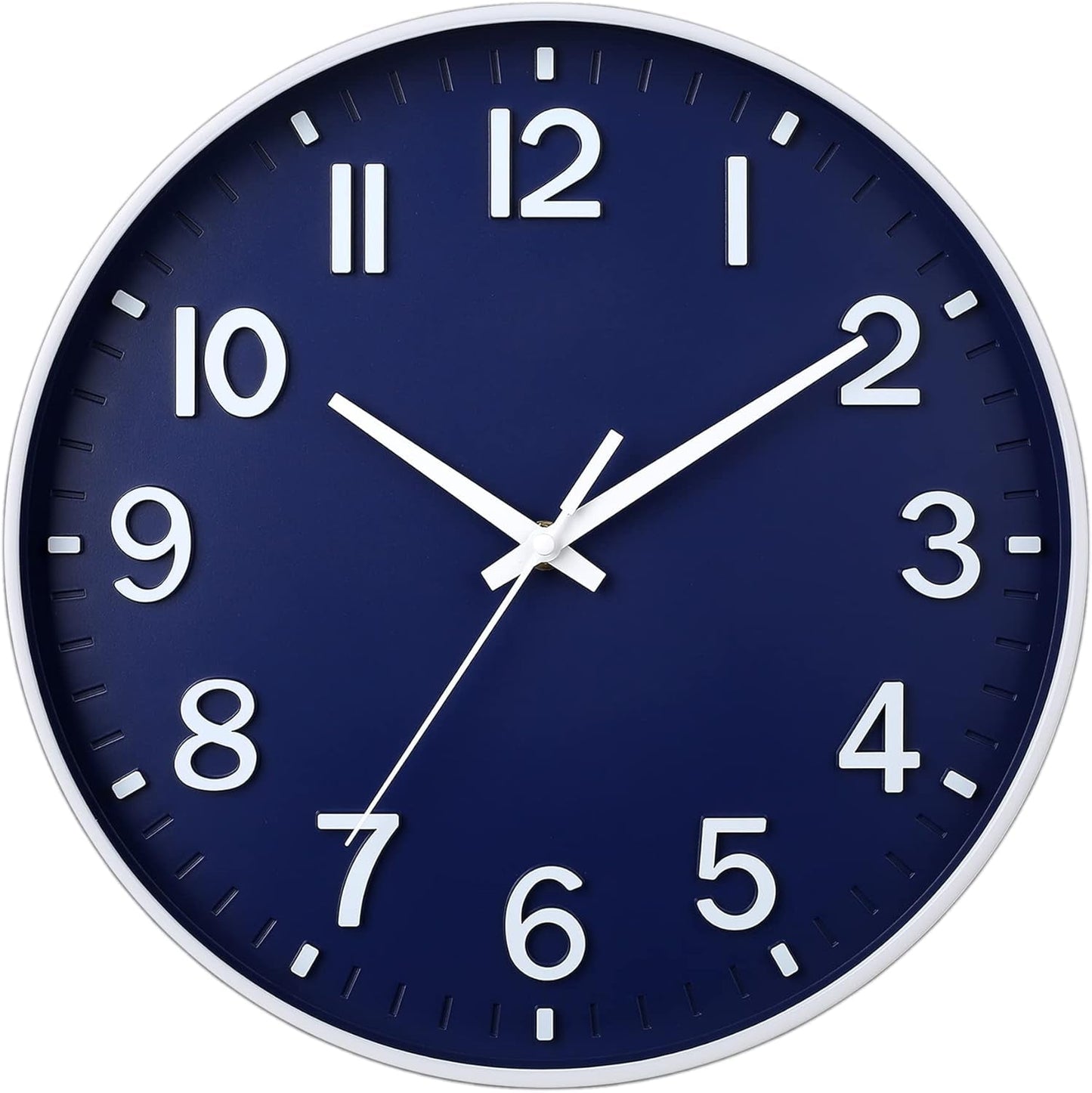 Elegant Silent Non-Ticking Wall Clock - Ideal for Home, Office, and Classroom Decoration