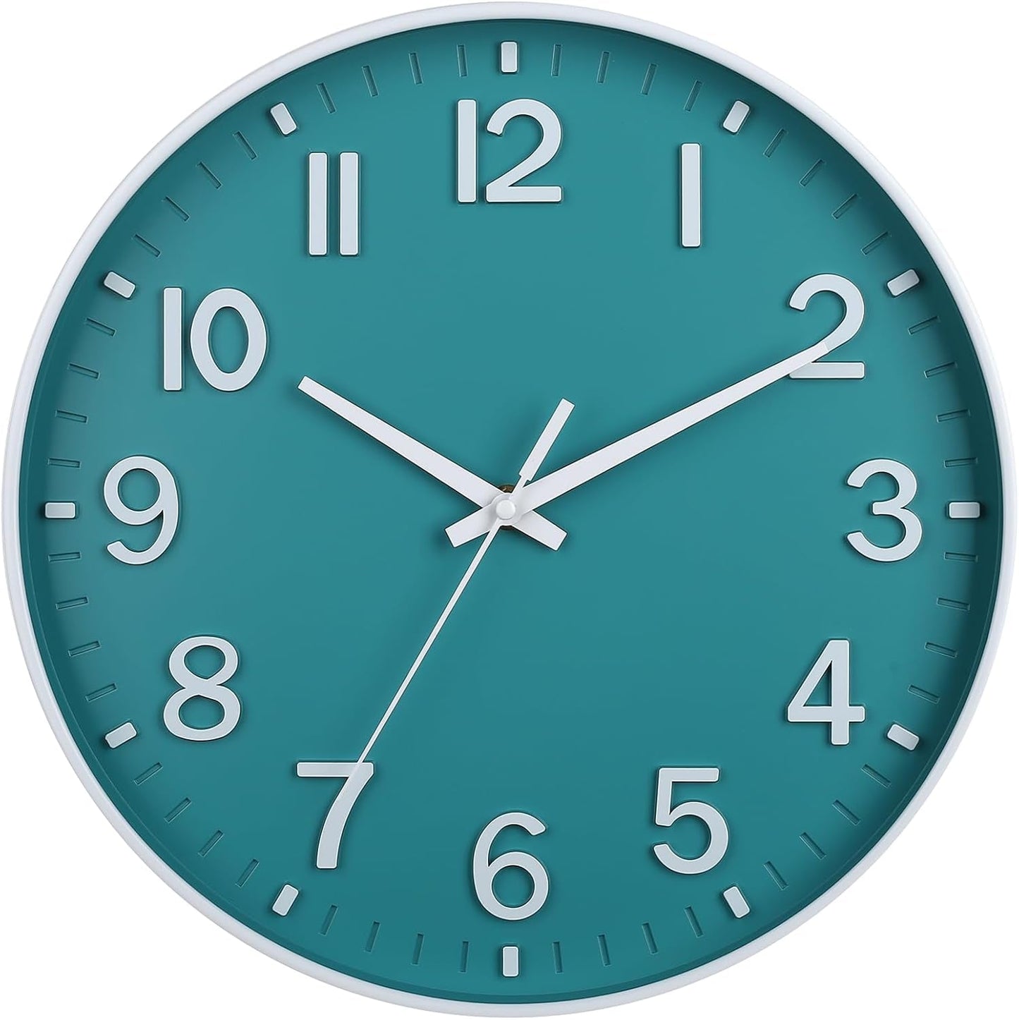 Elegant Silent Non-Ticking Wall Clock - Ideal for Home, Office, and Classroom Decoration