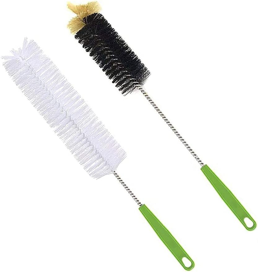 Bendable Bottle Brush with Long Handle - Versatile Cleaner for Neck Bottles, Baby Bottles, Water Bottles, Tumblers, Flasks, Bird Feeders, Vases, and Kitchen Sinks