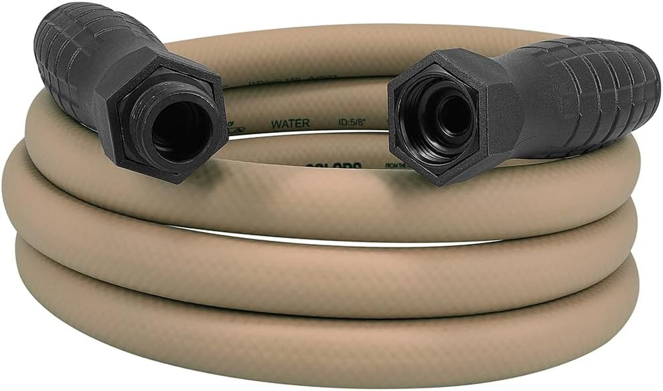 Heavy-Duty Lightweight 5/8" x 10' Garden Lead-In Hose with Swivel Grip, Drinking Water Safe, Zillagreen - HFZG510YWS-E