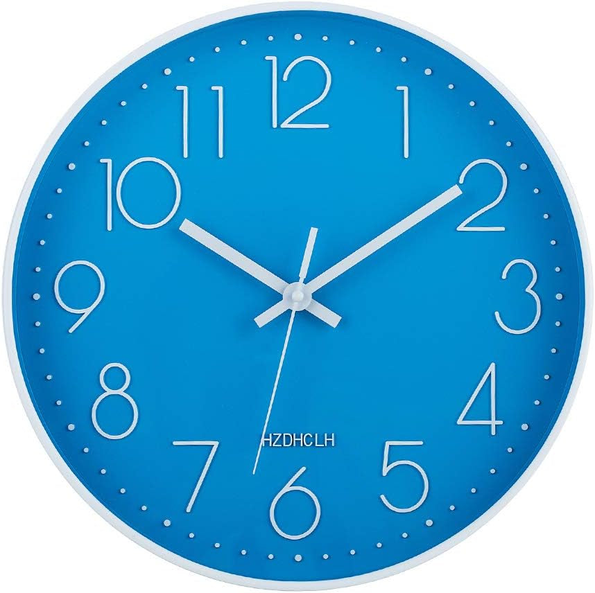 Elegant Silent Non-Ticking Wall Clock - Ideal for Home, Office, and Classroom Decoration