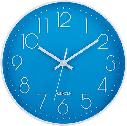 Elegant Silent Non-Ticking Wall Clock - Ideal for Home, Office, and Classroom Decoration