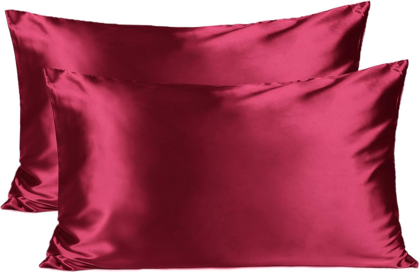 Luxurious Satin Pillowcase Set for Enhanced Beauty Sleep - Queen Size with Zipper Closure, Perfect for Hair and Skin Care, Ideal Gift for All