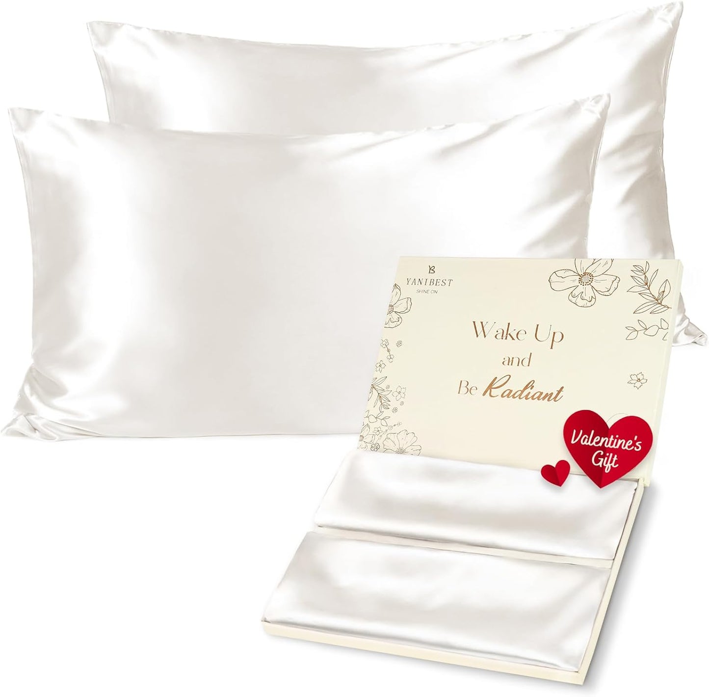 Luxurious Satin Pillowcase Set for Enhanced Beauty Sleep - Queen Size with Zipper Closure, Perfect for Hair and Skin Care, Ideal Gift for All