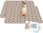 Washable and Reusable Dog Pee Pads - Waterproof Potty Training and Whelping Mats, 16.5 x 19.5 Inches, Pack of 2